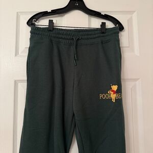 Winnie the Pooh Disney Dark Green Jogger Sweatpants